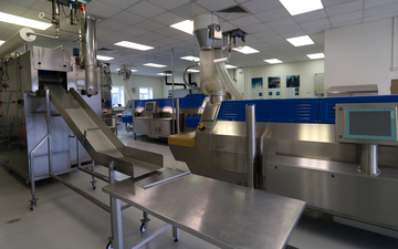A selection of CRYOLINE cryogenic freezers inside BOC's Food Technology Centre