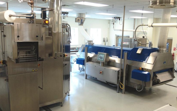 Cryogenic freezers at BOC's Food Technology Centre in Thame, Oxfordshire